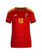 Belgien Leandro Trossard #10 Replika Hemmakläder Dam VM 2026 Kortärmad Belgien Leandro Trossard #10 Replika Hemmakläder Dam VM 2026 Kortärmad